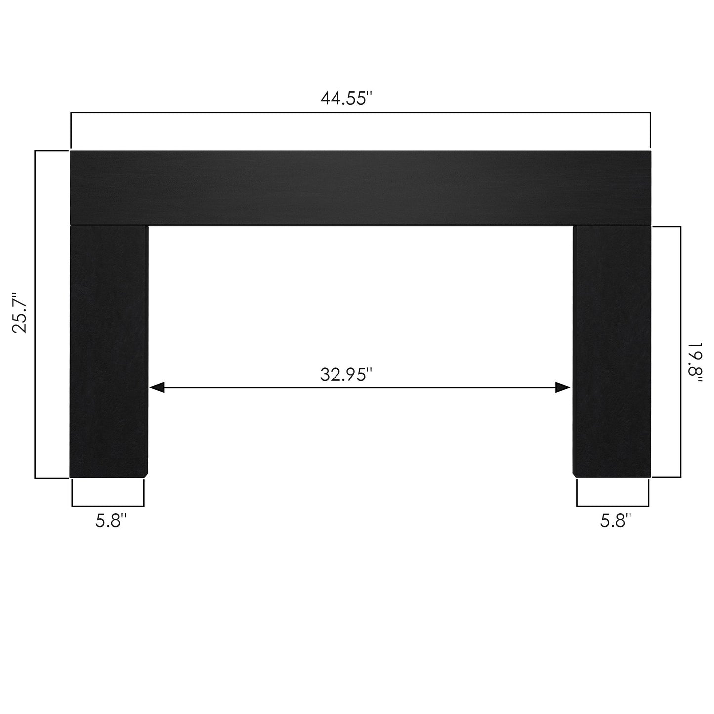 Electric Fireplace Insert with Top Light, Fire Sound, Glass Door & Mesh Screen - Kentsky