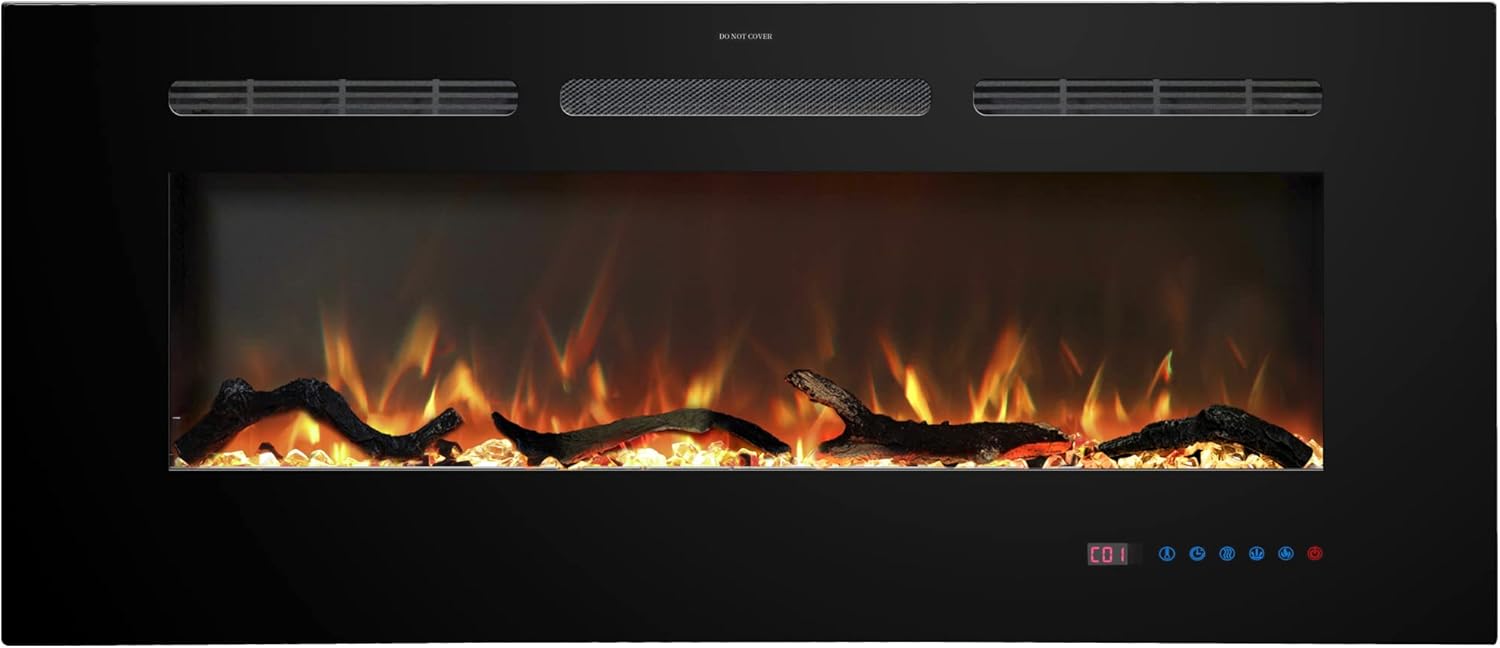 5 Pieces Artificial Logs, Resin Simulation Wood Logs for Electric Fireplace, Indoor Decoration - Kentsky