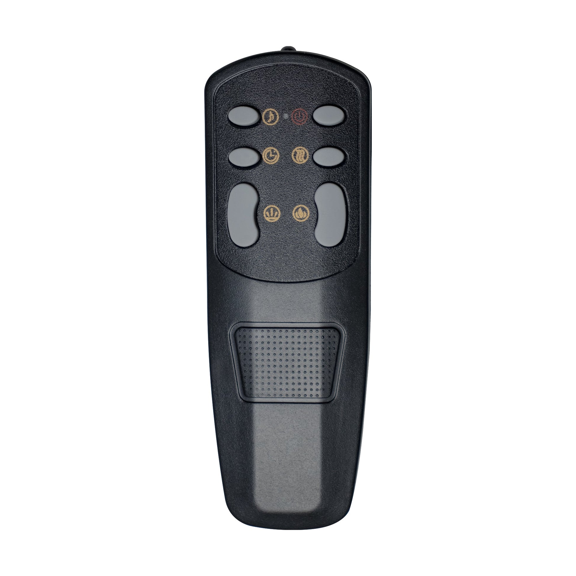 Kentsky Electric Fireplace Replacement Remote Control with Individual Buttons for Adjustable Flame Colors, Top Lighting, Heating, Timer, and Log Sound Effects - Kentsky