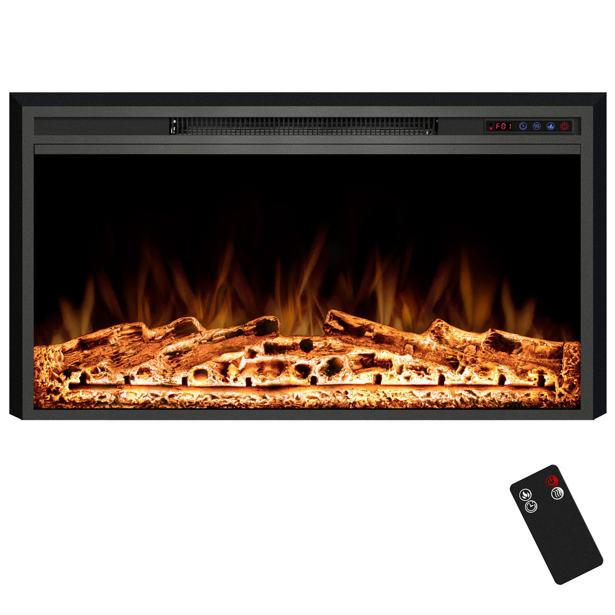 Replacement Remote Control Compatible with EFB Electric Fireplace Insert - Kentsky